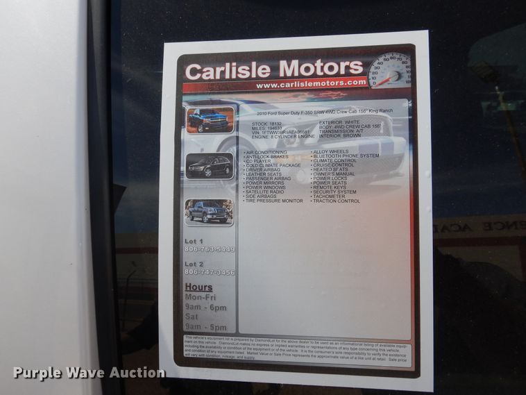 image for item GE9389 2010 Ford F350 Super Duty  Crew Cab pickup truck