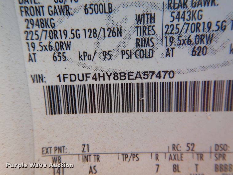 image for item GE9395 2011 Ford F450 Super Duty bucket truck