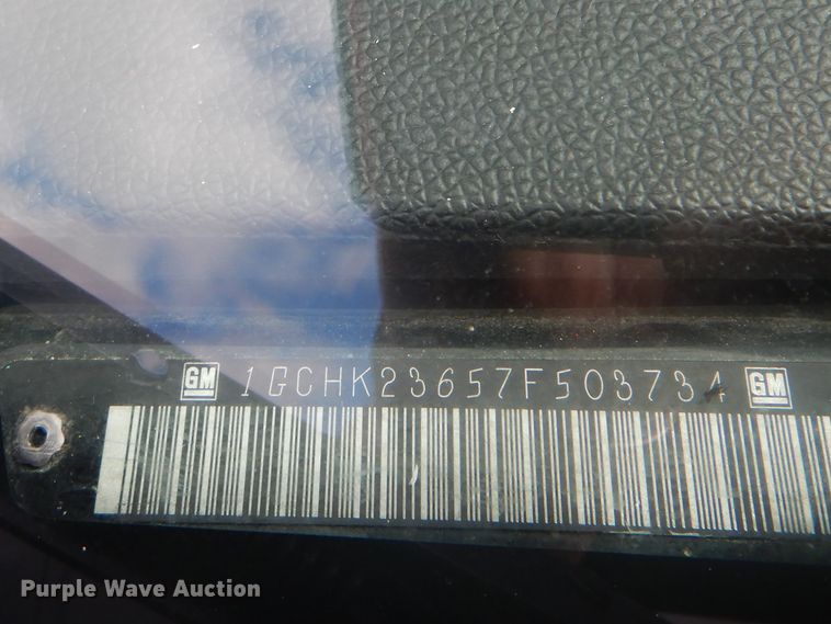 image for item GF9199 2007 Chevrolet Silverado 2500HD  Crew Cab pickup truck