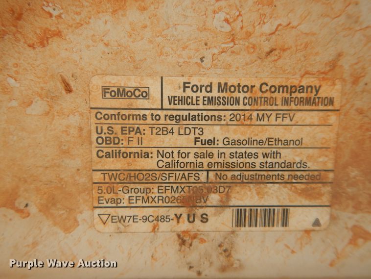 image for item GK9199 2014 Ford F150  SuperCrew pickup truck