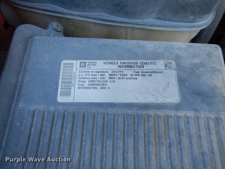 image for item GK9204 2014 Chevrolet Silverado 2500HD  pickup truck