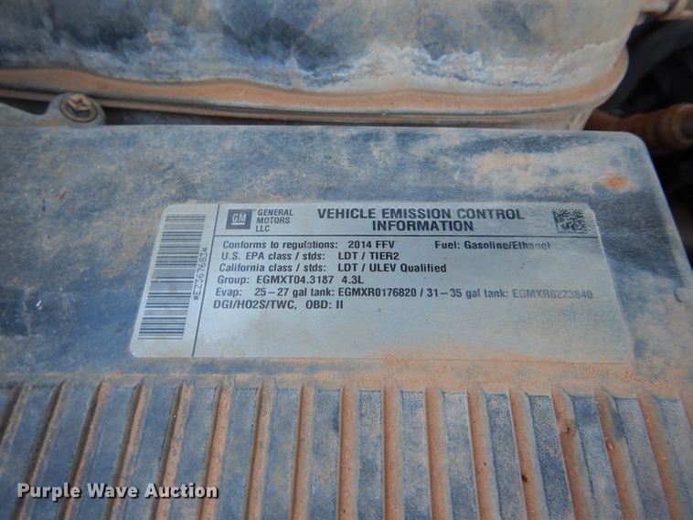 image for item GK9205 2014 Chevrolet Silverado 1500  Double Cab pickup truck