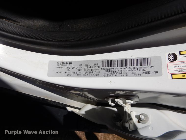 image for item GK9210 2019 Dodge Ram 1500  Crew Cab pickup truck