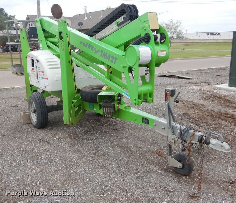image for item GK9212 2015 Nifty TM42T  boom lift