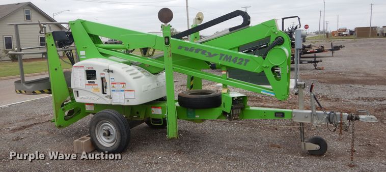 image for item GK9212 2015 Nifty TM42T  boom lift