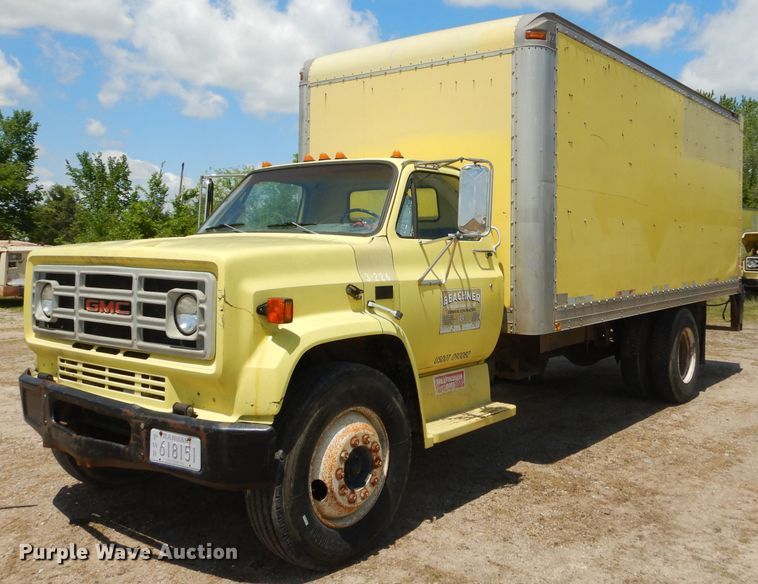 image for item GN9301 1988 GMC C6000 box truck