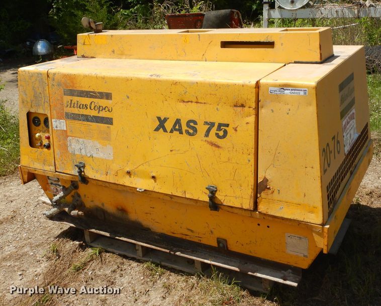 image for item GN9322 Atlas Copco XAS75 air compressor