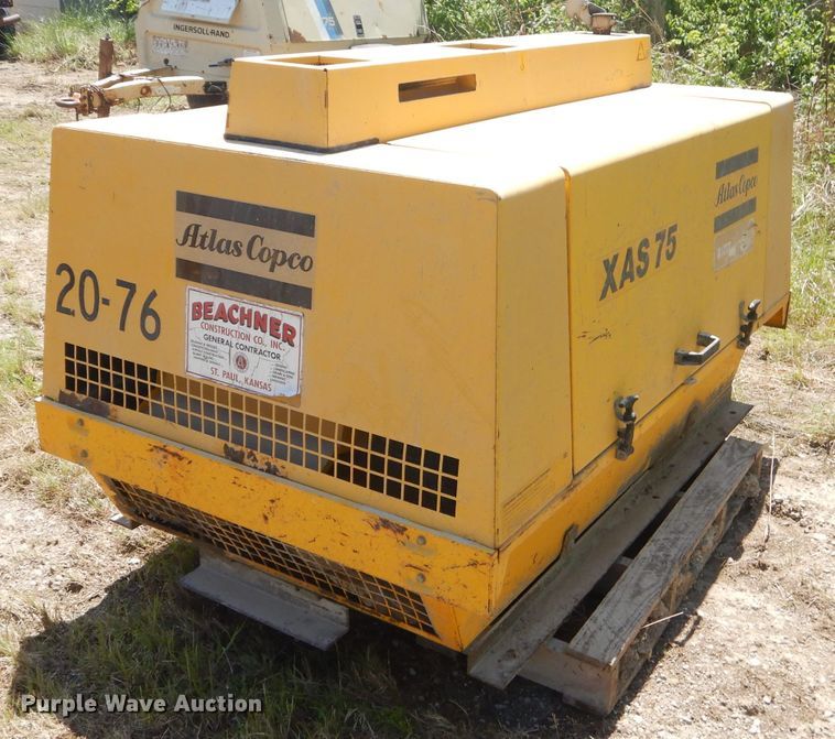 image for item GN9322 Atlas Copco XAS75 air compressor
