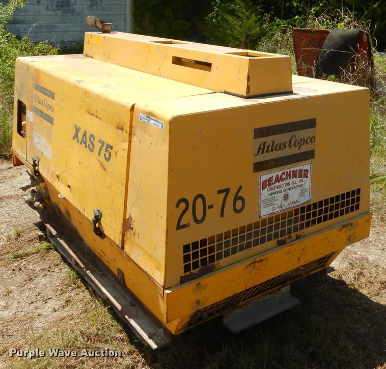 image for item GN9322 Atlas Copco XAS75 air compressor