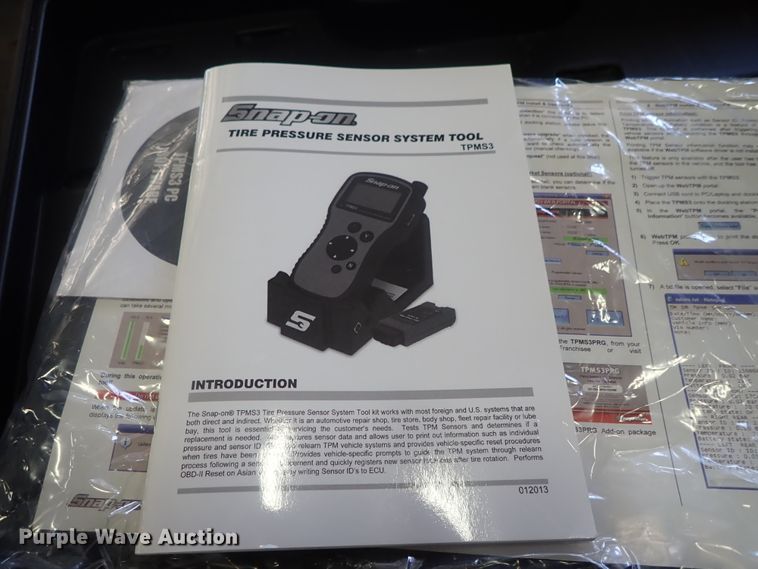 image for item GR9086 Snap-On TPMS3 tire pressure sensor system tool