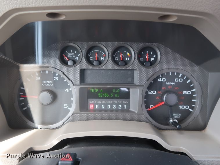 image for item GS9840 2008 Ford F550 Super Duty XLT flatbed truck with boom mower