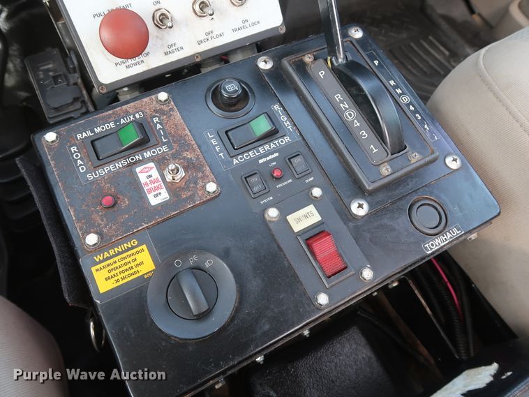 image for item GS9840 2008 Ford F550 Super Duty XLT flatbed truck with boom mower