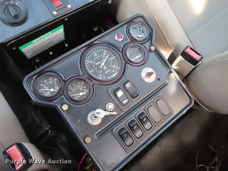 image for item GS9840 2008 Ford F550 Super Duty XLT flatbed truck with boom mower