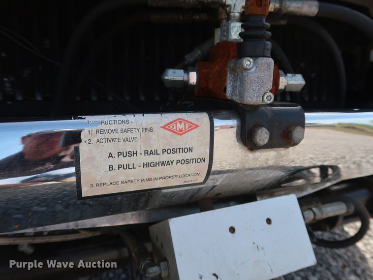 image for item GS9840 2008 Ford F550 Super Duty XLT flatbed truck with boom mower