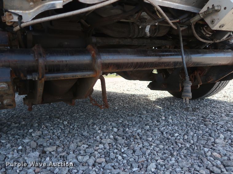 image for item GS9840 2008 Ford F550 Super Duty XLT flatbed truck with boom mower