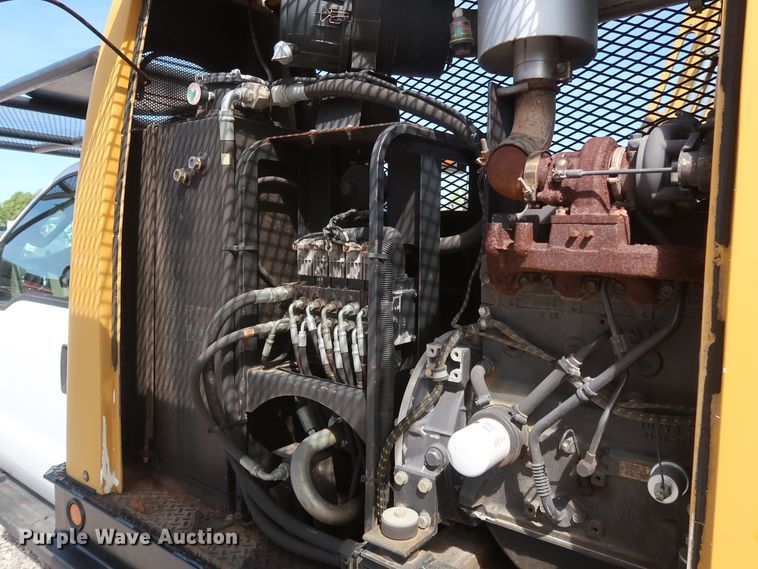 image for item GS9840 2008 Ford F550 Super Duty XLT flatbed truck with boom mower