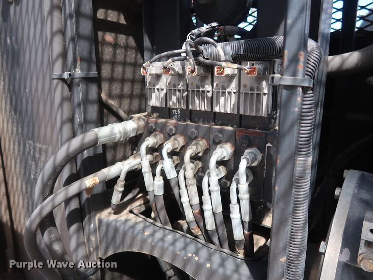 image for item GS9840 2008 Ford F550 Super Duty XLT flatbed truck with boom mower