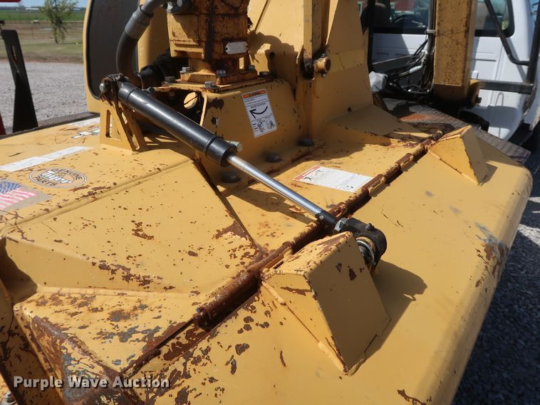 image for item GS9840 2008 Ford F550 Super Duty XLT flatbed truck with boom mower