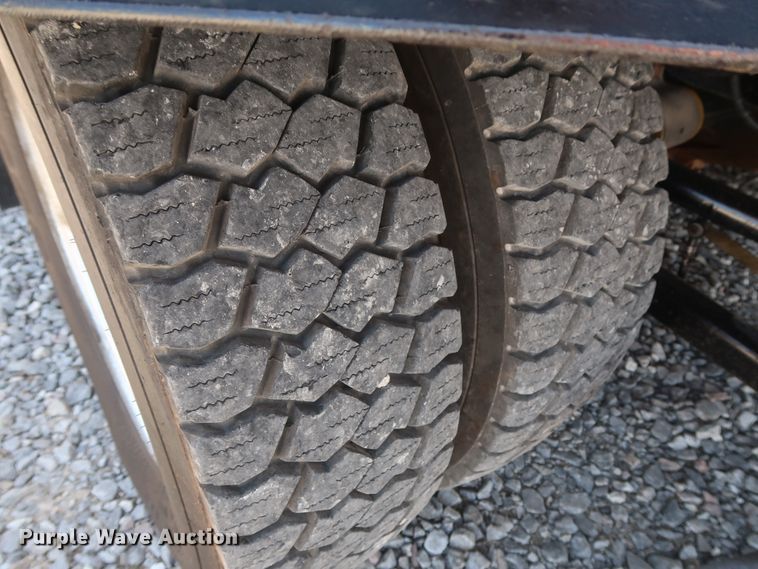 image for item GS9840 2008 Ford F550 Super Duty XLT flatbed truck with boom mower