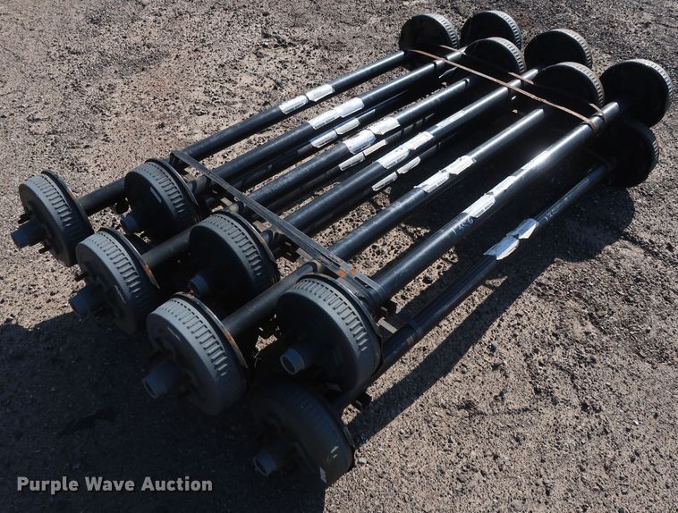image for item GS9871 (4) Dexter Load Trail 3500 trailer axles