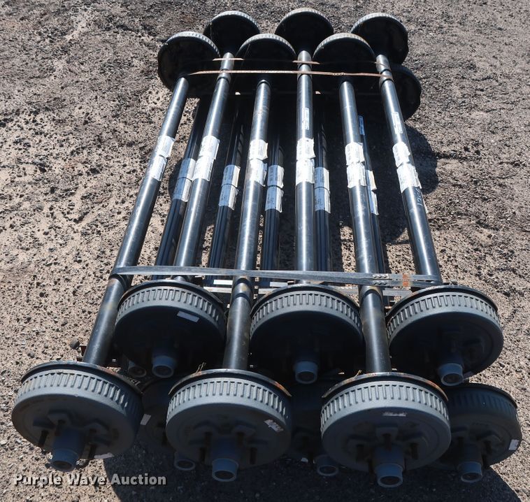 image for item GS9871 (4) Dexter Load Trail 3500 trailer axles