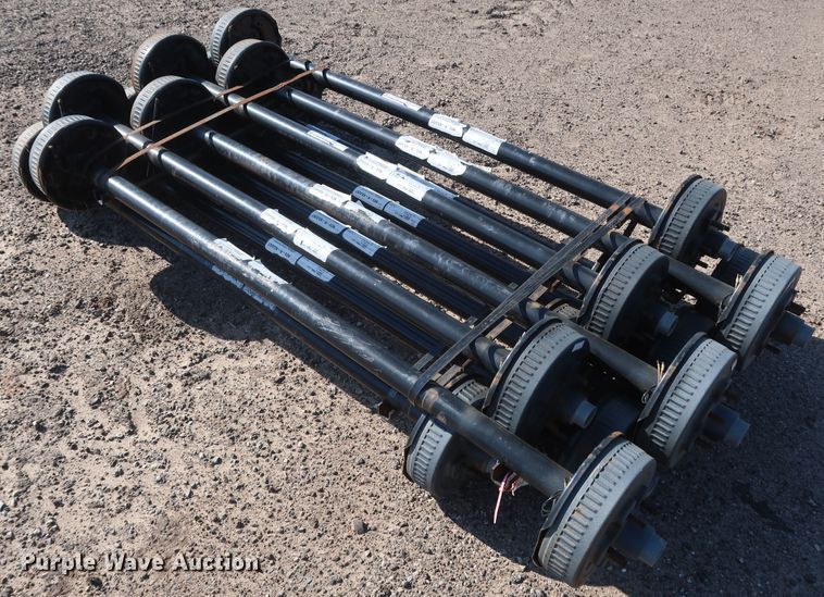 image for item GS9871 (4) Dexter Load Trail 3500 trailer axles