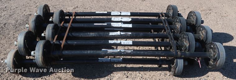 image for item GS9871 (4) Dexter Load Trail 3500 trailer axles