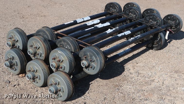 image for item GS9871 (4) Dexter Load Trail 3500 trailer axles