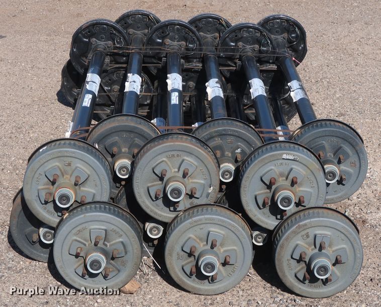 image for item GS9871 (4) Dexter Load Trail 3500 trailer axles