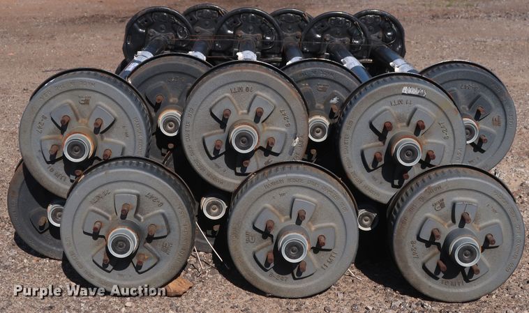 image for item GS9871 (4) Dexter Load Trail 3500 trailer axles