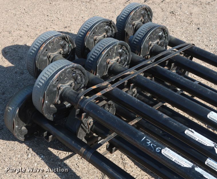 image for item GS9871 (4) Dexter Load Trail 3500 trailer axles