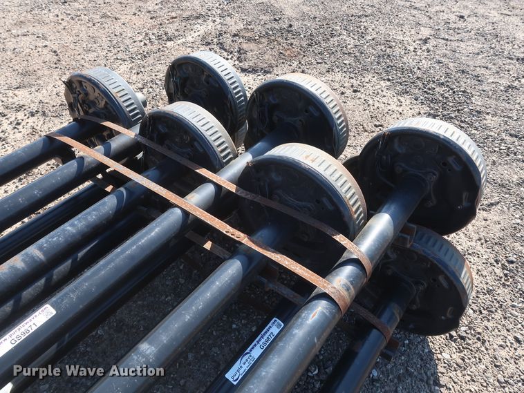 image for item GS9871 (4) Dexter Load Trail 3500 trailer axles