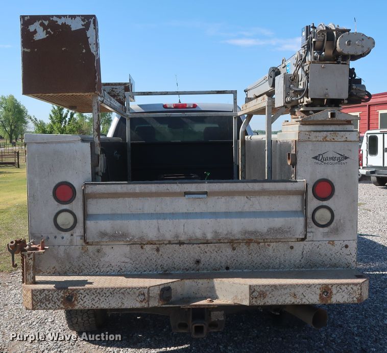 image for item GS9874 2011 Chevrolet Silverado 2500HD  Crew Cab utility bed pickup truck