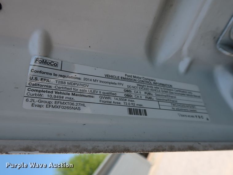 image for item GS9885 2014 Ford F350 Super Duty XL  utility bed pickup truck