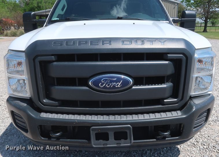 image for item GS9885 2014 Ford F350 Super Duty XL  utility bed pickup truck