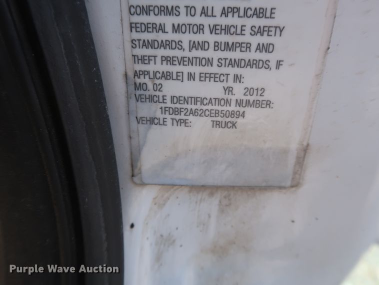 image for item GS9888 2012 Ford F250 Super Duty XL  utility bed pickup truck