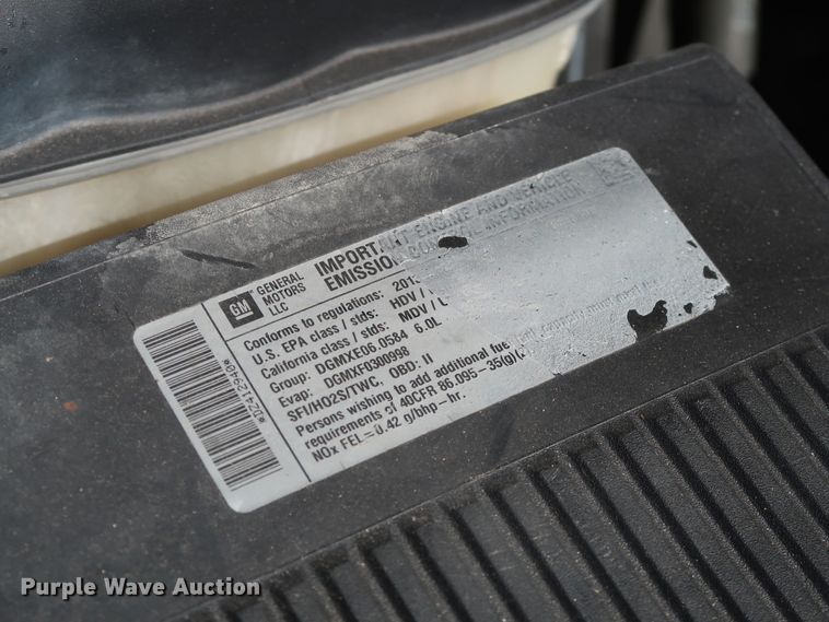 image for item GS9889 2013 Chevrolet Silverado 2500HD  Ext. Cab utility bed pickup truck