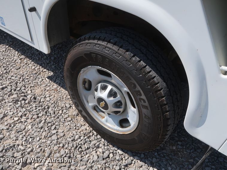 image for item GS9889 2013 Chevrolet Silverado 2500HD  Ext. Cab utility bed pickup truck