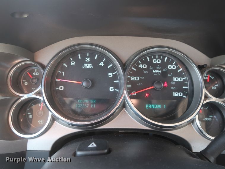 image for item GS9890 2013 Chevrolet Silverado 2500HD  Ext. Cab utility bed pickup truck