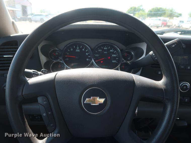 image for item GS9890 2013 Chevrolet Silverado 2500HD  Ext. Cab utility bed pickup truck