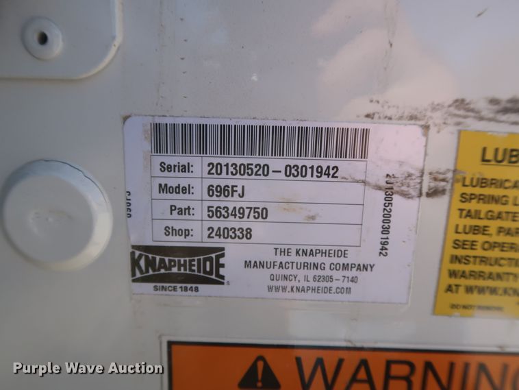 image for item GS9890 2013 Chevrolet Silverado 2500HD  Ext. Cab utility bed pickup truck