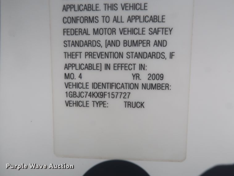 image for item GS9891 2009 Chevrolet Silverado 3500HD  utility bed pickup truck