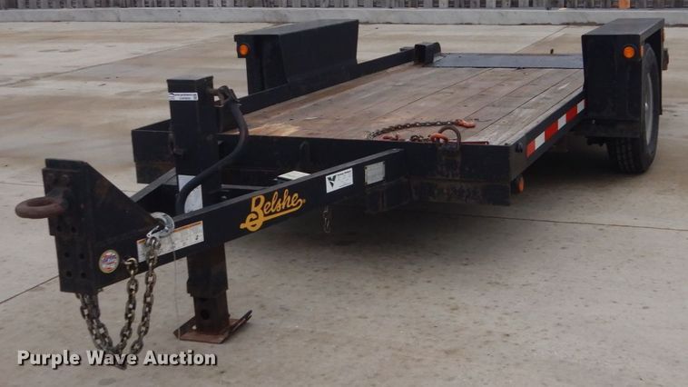 image for item GW9806 2014 Belshe WB1 tilt deck utility trailer