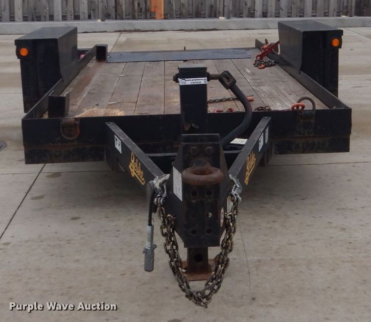 image for item GW9806 2014 Belshe WB1 tilt deck utility trailer