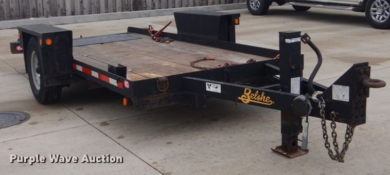 image for item GW9806 2014 Belshe WB1 tilt deck utility trailer
