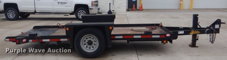 image for item GW9806 2014 Belshe WB1 tilt deck utility trailer