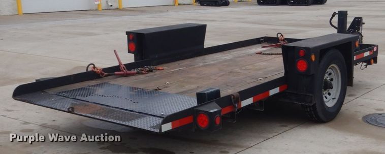 image for item GW9806 2014 Belshe WB1 tilt deck utility trailer