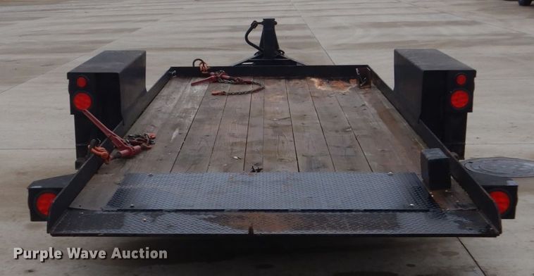 image for item GW9806 2014 Belshe WB1 tilt deck utility trailer