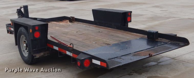 image for item GW9806 2014 Belshe WB1 tilt deck utility trailer