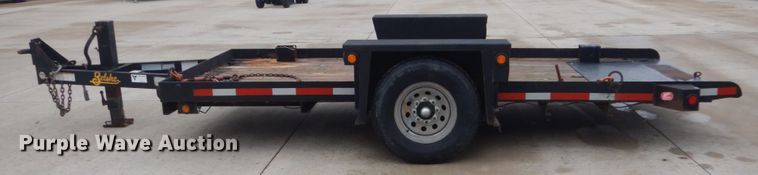 image for item GW9806 2014 Belshe WB1 tilt deck utility trailer
